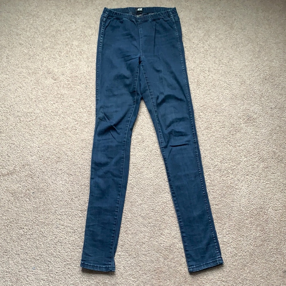 H&M skinny high-waisted jeggings